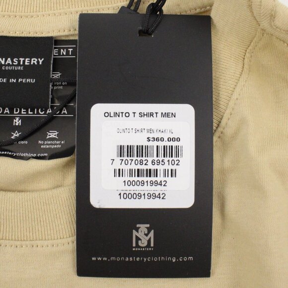 Tan and Black Short Sleeve Tee with Mohave Graphic - Picture 10 of 12